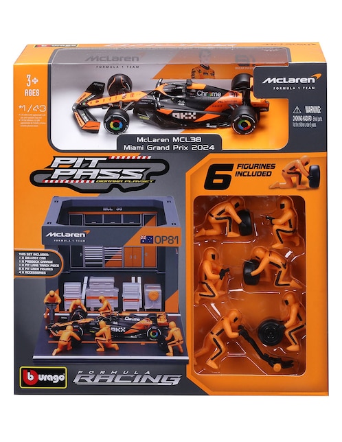 Pits Stop Diorama McLaren MCL38 1