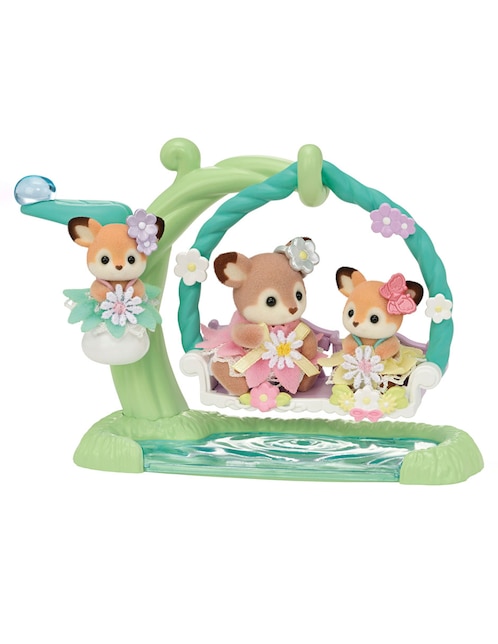 Bebés ciervo en el columpio Sylvanian Families
