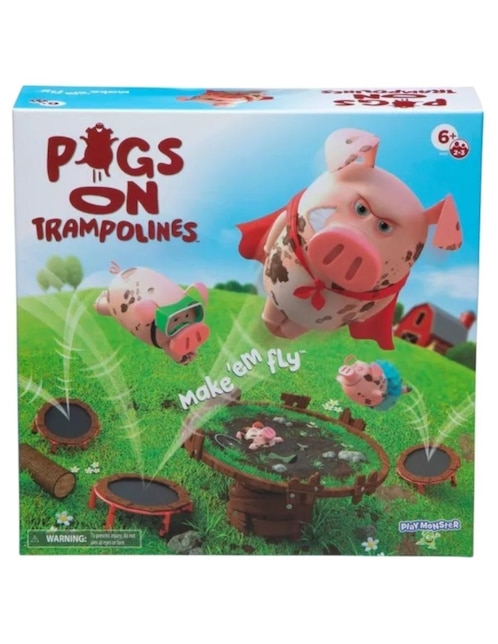 Pigs on trampolines 1