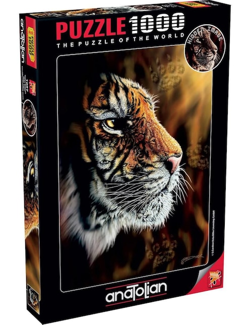 Rompecabezas Tigre Anatolian 1000 piezas