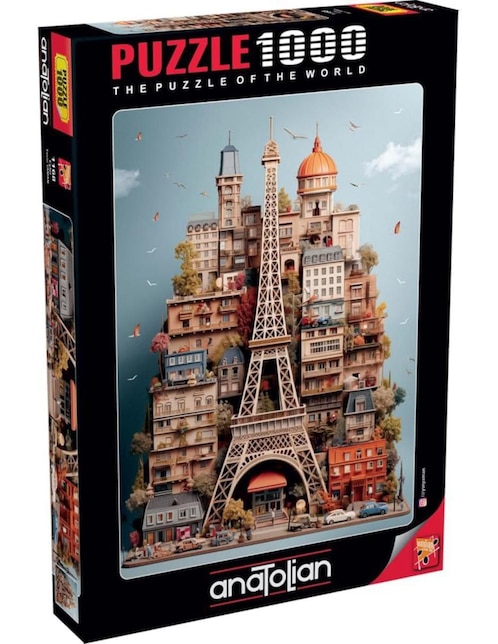 Rompecabezas Torre Eiffel París Anatolian 1000 piezas
