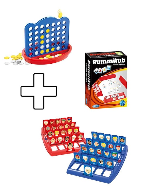 Pingüe Pack juegos de mesa Stem clásico y familiar incluye 3 juegos