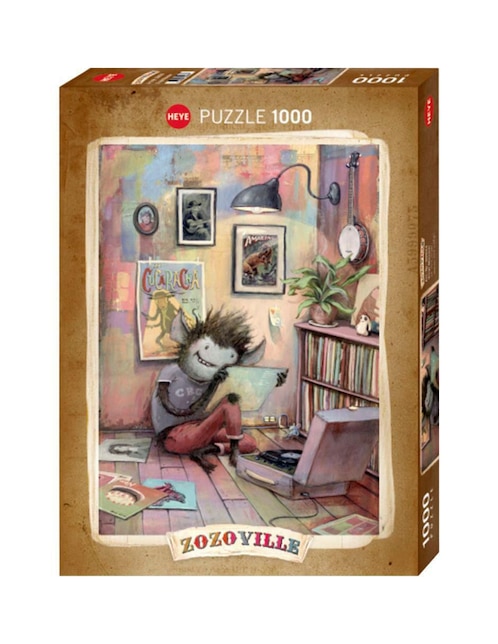 Rompecabezas Zozoville: Monstruo de Vinilo Heye 1000 piezas