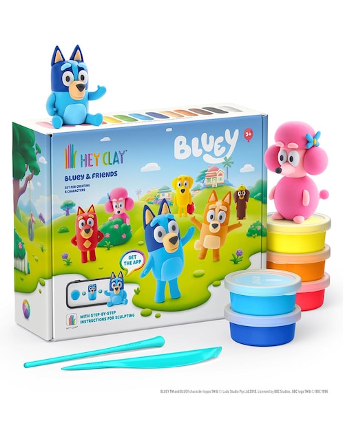 HEY CLAY Set Arcilla Para Moldear Hey Clay Bluey