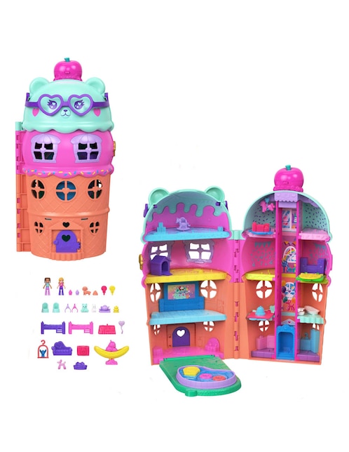 Casa para muñeca Polly Pocket Compacto Casa de Helado