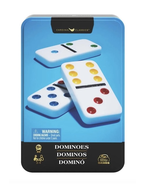 Dominó juego de mesa Cardinal de plástico