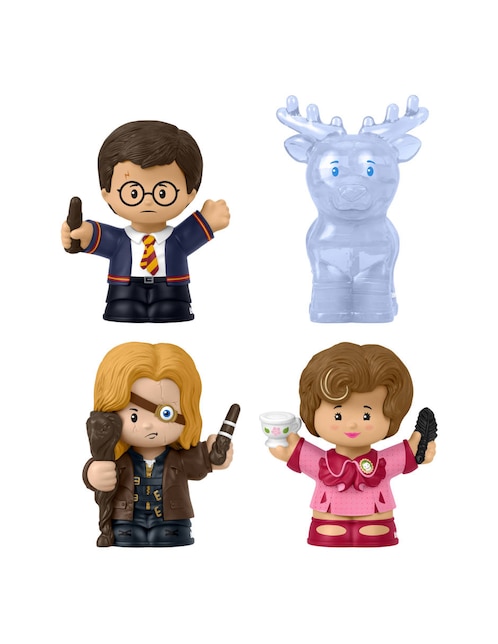 Set de figura de colección Harry Potter, Alastor Ojoloco Moody, Dolores Umbridge y Patronus especial Little People