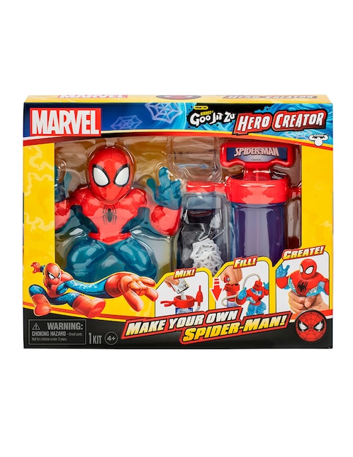 BANDAI Figura de acción Goo Jit Zu Spider-Man especial Bandai elástico