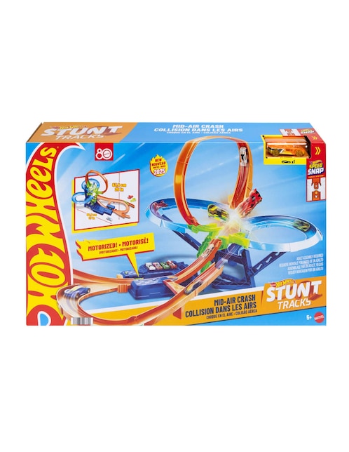 HOT WHEELS Pista armable Hot Wheels Multi-Choque Aéreo
