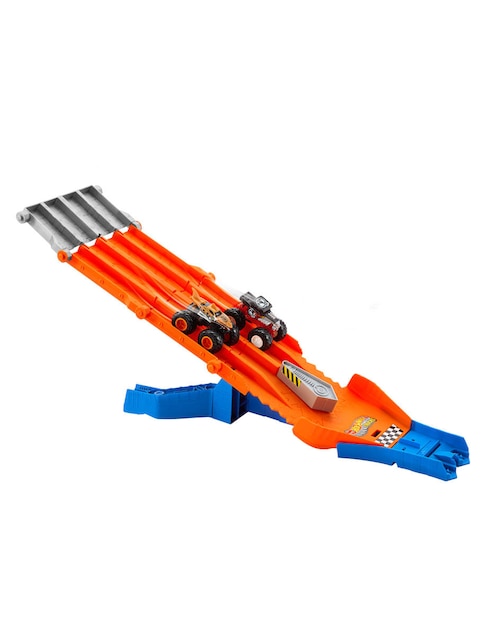 HOT WHEELS Pista armable Hot Wheels Pista Carrera de Destrucción Monsters Trucks