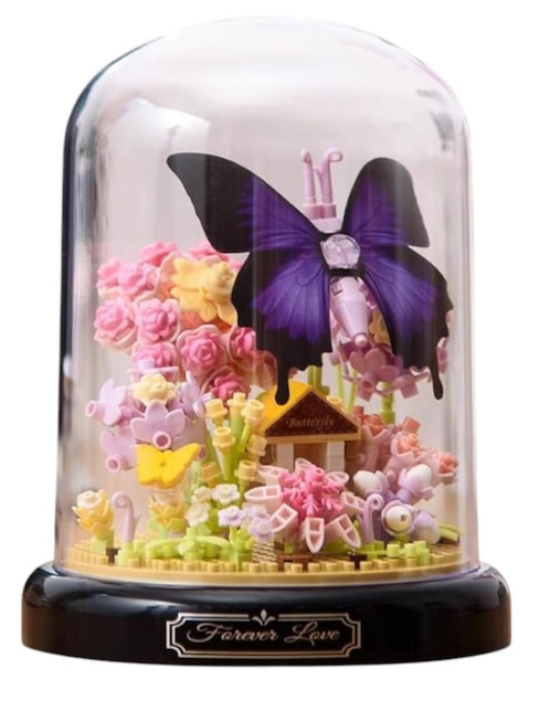 Set construcción de flores y mariposa armables 1