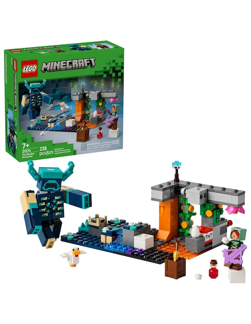 MINECRAFT Minecraft Lego el Encuentro con el Guardia 21274 Minecraft