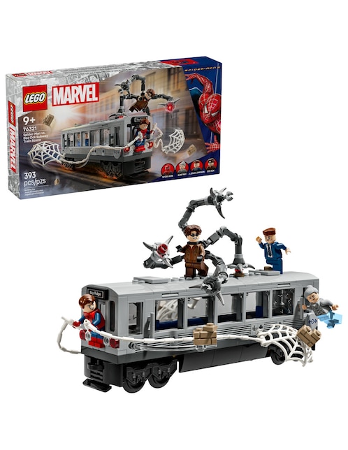 LEGO SUPER HEROES Lego Super Heroes Lego Spiderman VS Doc Ock: Escena del Tren Subterráneo 76321 Lego Super Heroes