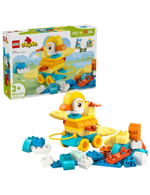 Duplo Lego Animales Sobre Ruedas 3en1 10448 Duplo