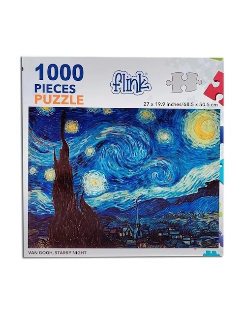 Rompecabezas Noche Estrellada, Van Gogh Flink 1000 piezas