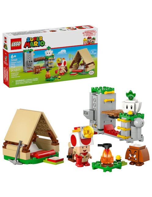SUPER MARIO Super Mario Lego Campamento del Capitán Toad 72040 Super Mario