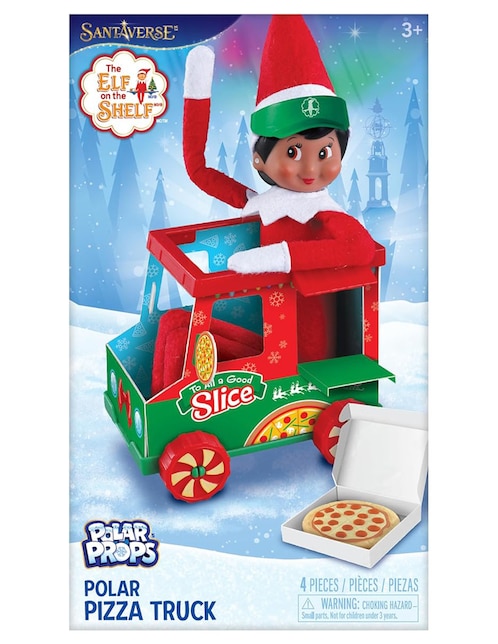 Carrito repartidor de pizzas para Elf juego didáctico