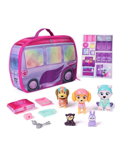 Set juego Pupcation de Skye Paw Patrol vehículo de rescate transformable