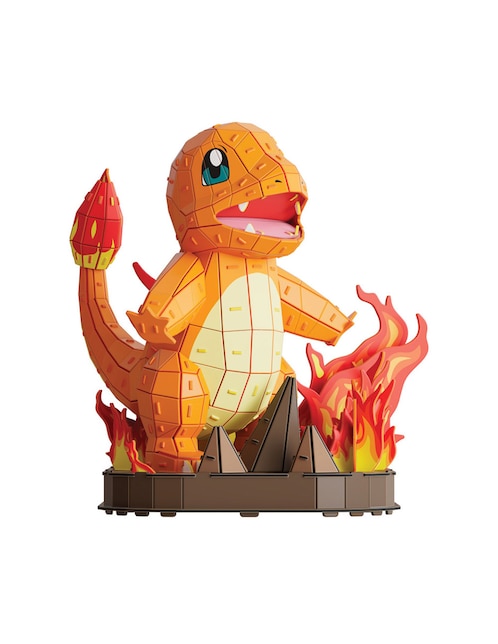SPIN MASTER Rompecabezas Pokémon Charmander 4D Spin Master 16 piezas