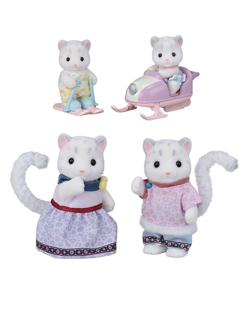 Familia Leopardo de las Nieves Sylvanian Families
