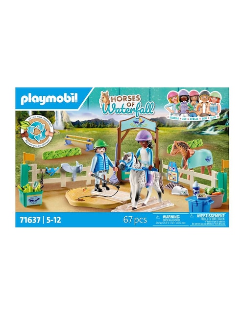 Playmobil Horses of Waterfall Escuela Moderna de equitación 71637
