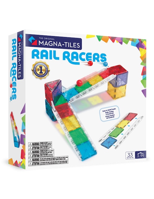 Magna-Tiles Rail Racers 251033RR 1