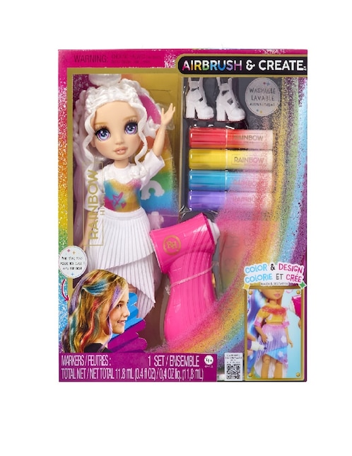 Muñeca fashion Rainbow High Rainbow High color and create evergreen