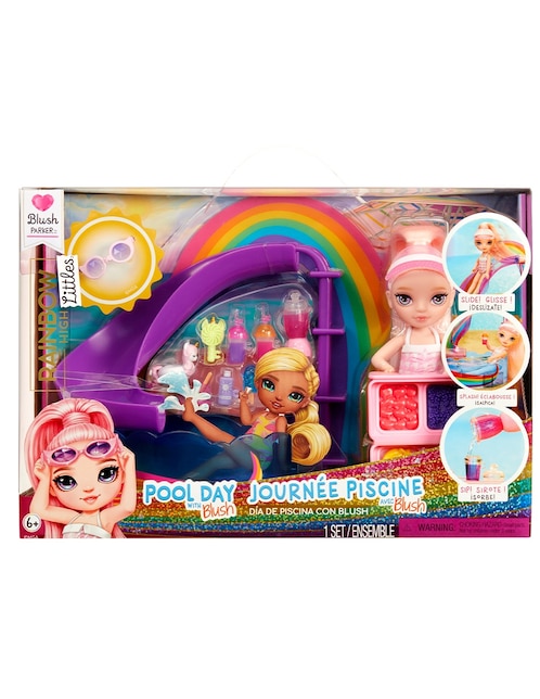 Muñeca Rainbow High Rainbow High pequeña fiesta de alberca