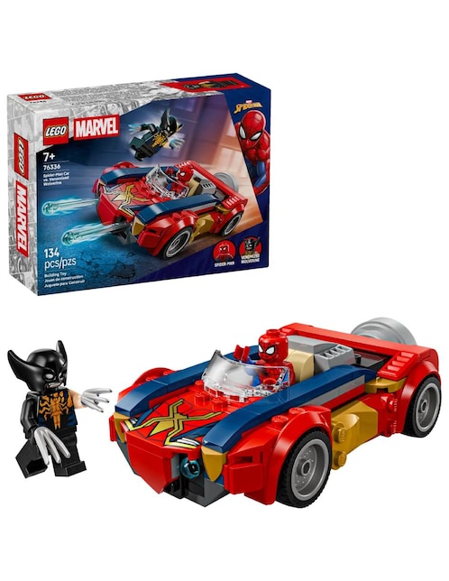 Lego Coche de Spider-Man vs. Lobezno Venomizado 76336