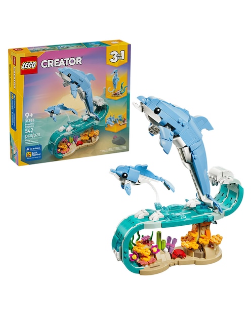 LEGO Lego Creator Animales Marinos Hermosos Delfines 31385