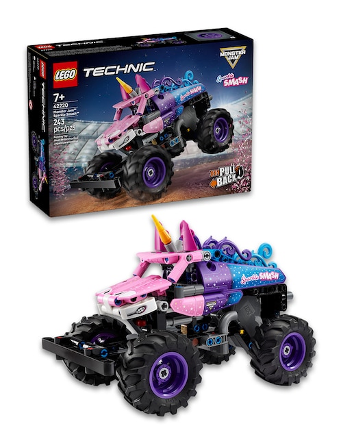 Lego Technic Lego Monster Jam Sparkle Smash con Motor de Carga Manual 42220