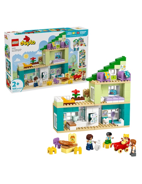 Lego Duplo Casa Familiar Moderna 3 en 1 con Figuras 10470
