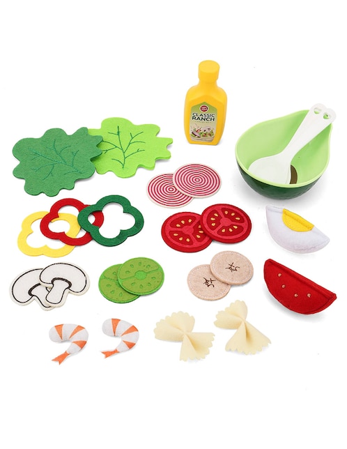 Kit juego de ensalada juego de rol para niños 1