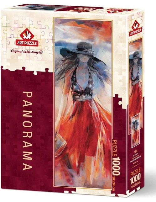 Rompecabezas artistas modernos vestido de verano Panorama Art puzzle 1000 piezas