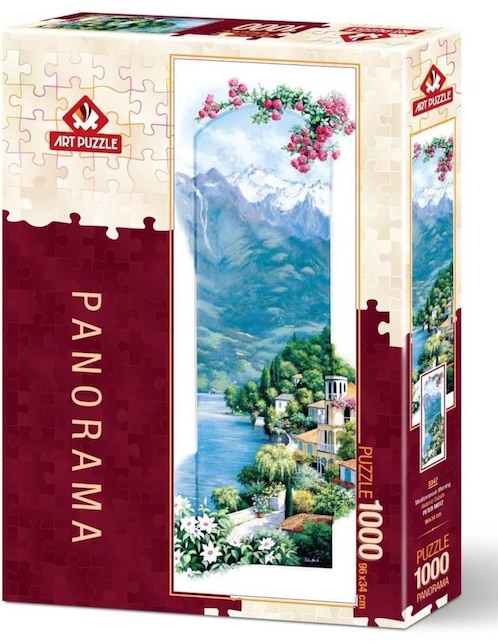 Rompecabezas paisaje mañana mediterranea Panorama Art Puzzle 1000 piezas