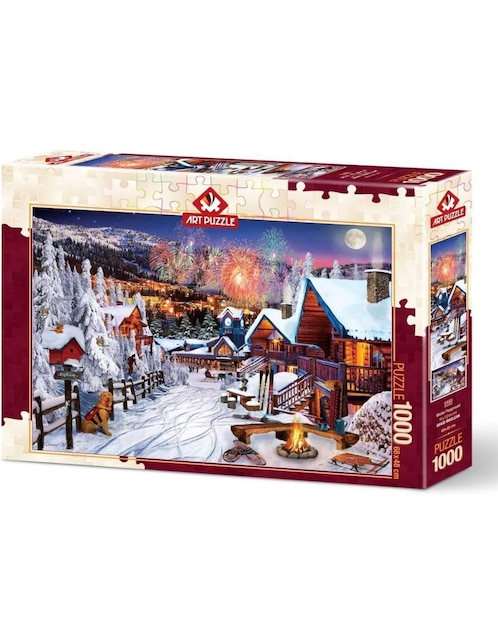 Rompecabezas lugares famosos del mundo zona de juegos de invierno Art Puzzle 1000 piezas