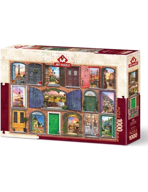 Rompecabezas Puertas del Mundo Puertas de Europa Art Puzzle 1000 piezas