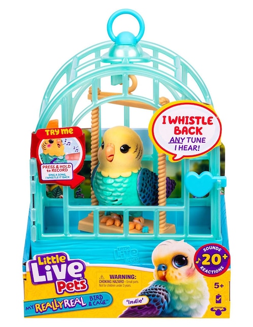 Mascota virtual My Really Real Talking Bird Toy & Cage 1