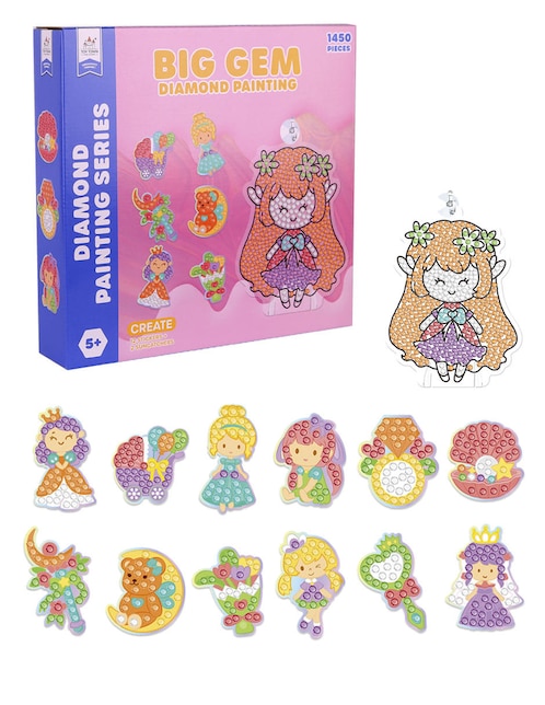 Kit sticker Toy Town Big Gem Diamond Painting Series