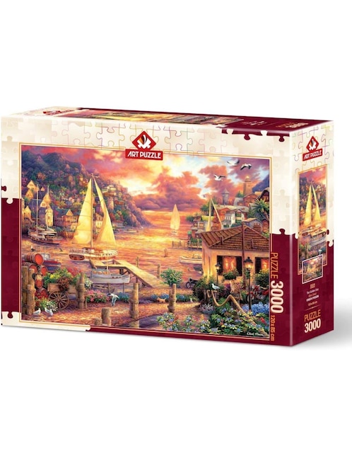 Rompecabezas Mar dorado art puzzle 3000 piezas