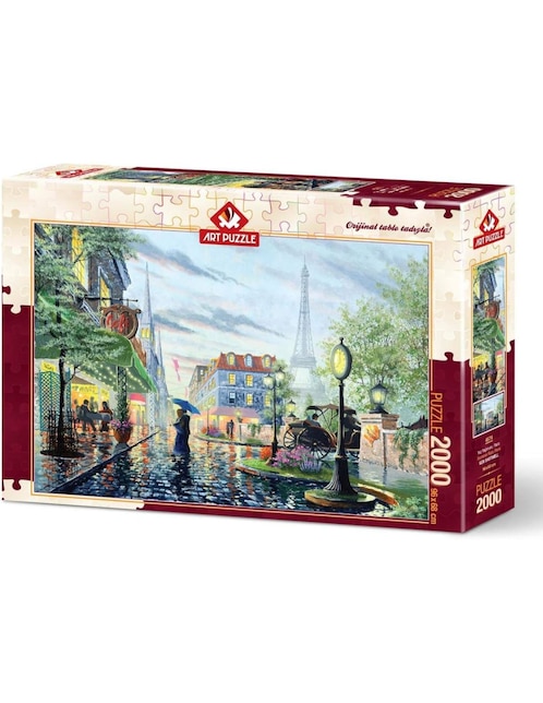 Rompecabezas Paris Lluvia de verano art puzzle 2000 piezas
