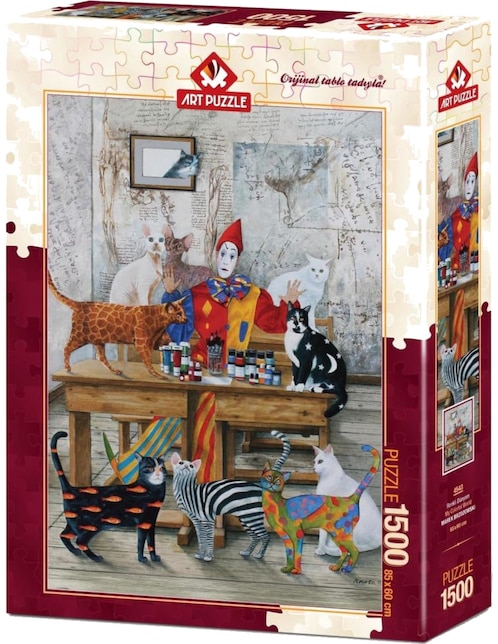 Rompecabezas gatos y más gatos mi mundo colorido Art Puzzle 1500 "piezas"