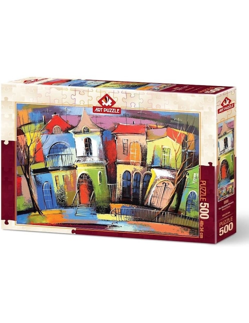 Rompecabezas las casas de cuento de hadas Art Puzzle 500 piezas