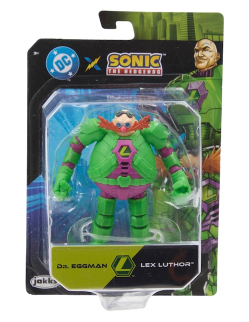 Figura de acción articulada DC Dr Eggman - Lex Luthor Sonic The Hedgehog