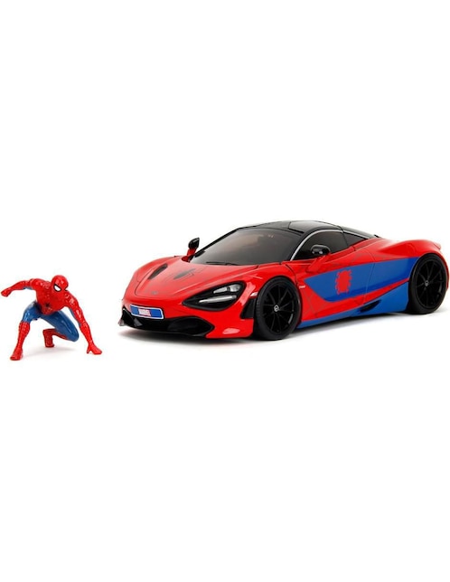 Vehículo a escala Jada Toys mclaren 720s Spider-Man