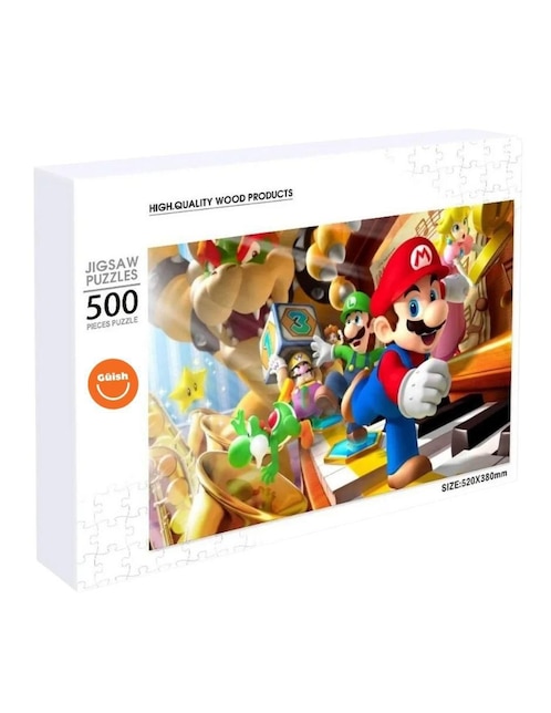 Rompecabezas videojuegos super mario bros Güish 500 piezas