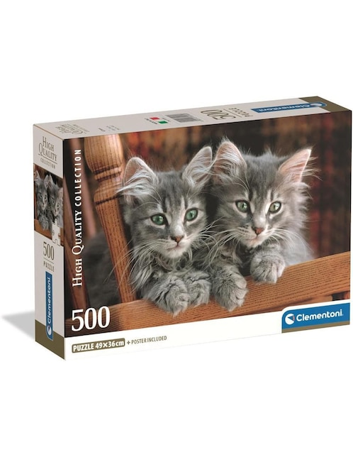 Rompecabezas Gatitos Clementoni 500 piezas