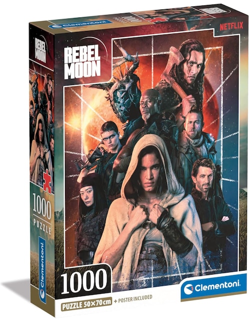 Rompecabezas Serie Rebel Moon Personajes (Compact Pro Ecología) Clementoni 1000 piezas