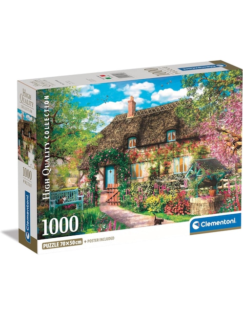 Rompecabezas Cabaña Antigua (Compact Pro Ecología) 1000 piezas