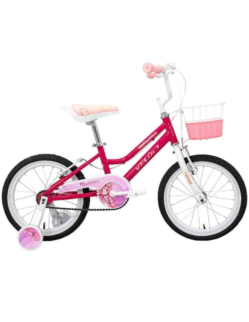 VELOCI Bicicleta infantil Veloci rodada 16 para niña